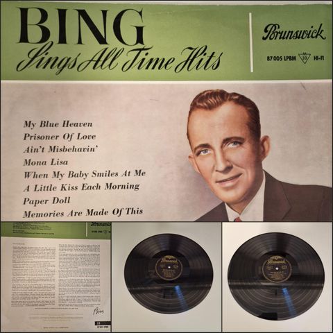 BING "SINGS ALL TIME HITS" (1957)
