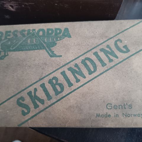 Vintage Gresshoppa skibinding