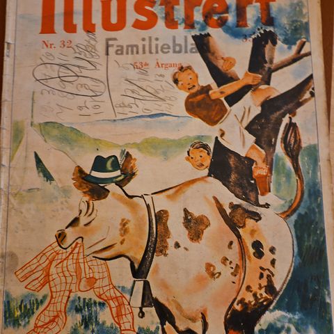 Illustrert familieblad nr 32. 53 årgang 1939