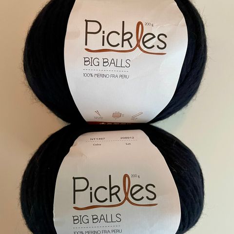 2 nøster Pickles big balls (totalt 400g)