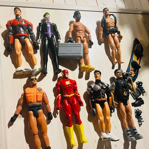 Action figurer 8 stk.