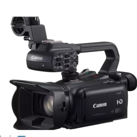 CANON XA25
Videokameraet + PIXAPRO VNIX 1500B Two-Tone Daylight+Røde VideoMic