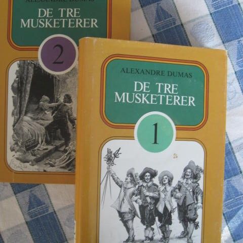 Alexandre Dumas - De tre Musketerer - bind 1 og 2 (innb.)