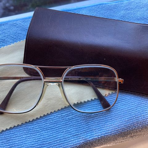 Vintage briller med styrke - perfekt til lesing