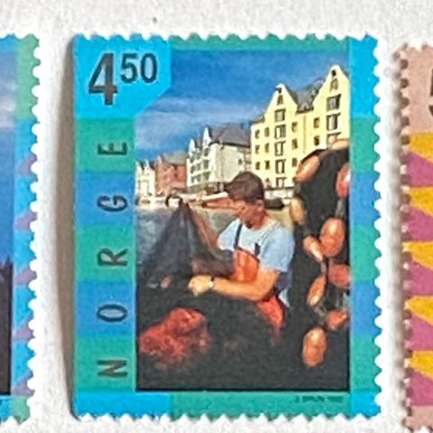 Norge 1998 Turistmerker V NK 1331, 1332 og 1333 Postfrisk