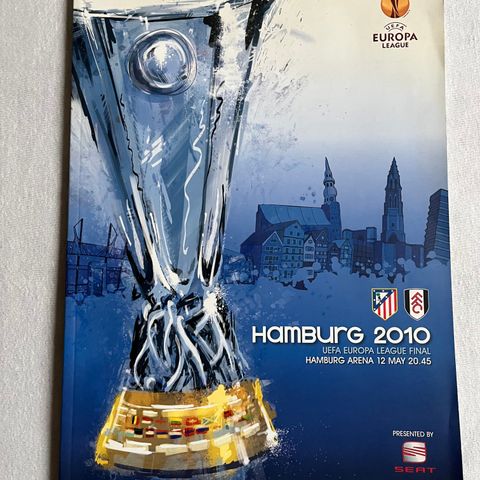 Program Atletico Madrid - Fulham Europa League Finale 2010