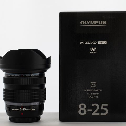 Olympus M.Zuiko Digital ED 8-25mm F4.0 PRO