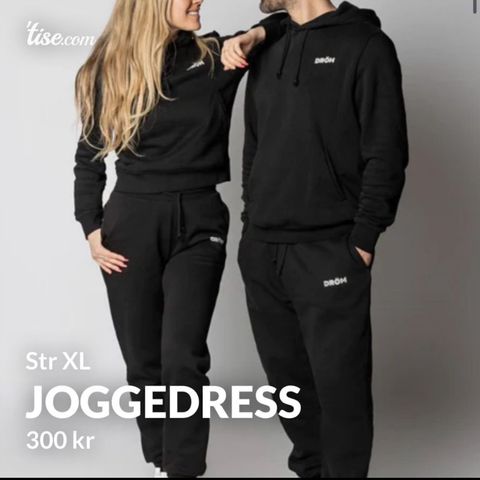 joggedress for dame og mann