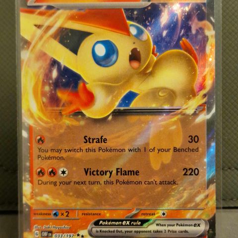 Victini Ex #33 - Pokemon Obsidian Flames