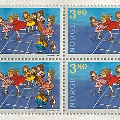 Norge 1998 Barneleker I NK 1339   4-blokk  Postfrisk