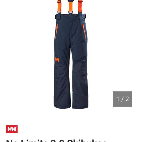 No limits 2.0 skibukse Helly Hansen