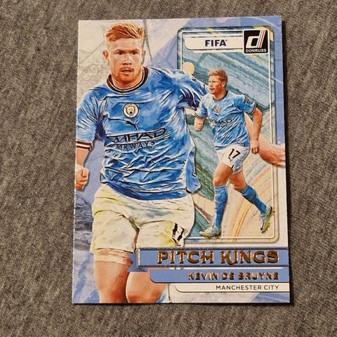 Kevin De Bruyne Pitch Kings Manchester City Panini Donruss 2022-23