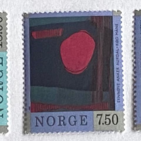 Norge 1998 Samtidskunst NK 1336 - NK 1338. Postfrisk