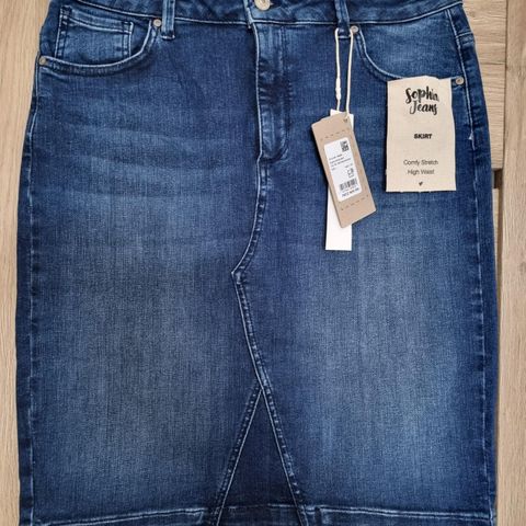 Nytt denim skjørt Va Vite str.L