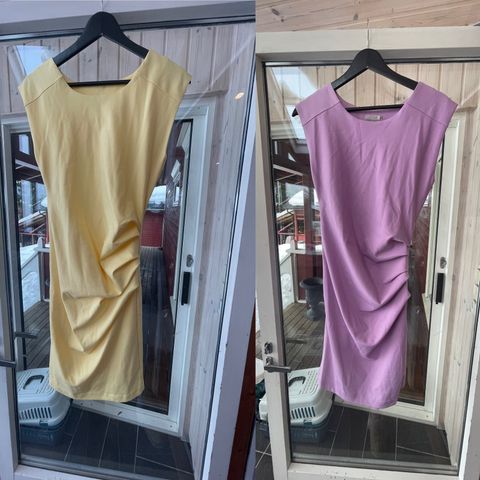 Nye kjoler fra kaffe str xs lilla og i gul