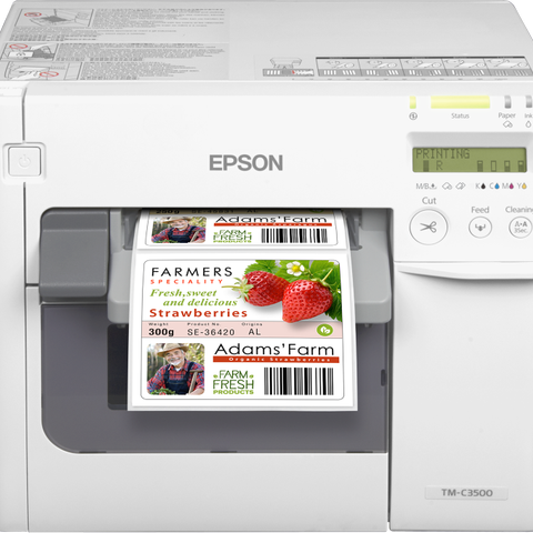 Epson TM-C3500 farge-etikettskriver