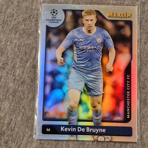 Kevin De Bruyne Refractor Manchester City Topps Merlin 2022