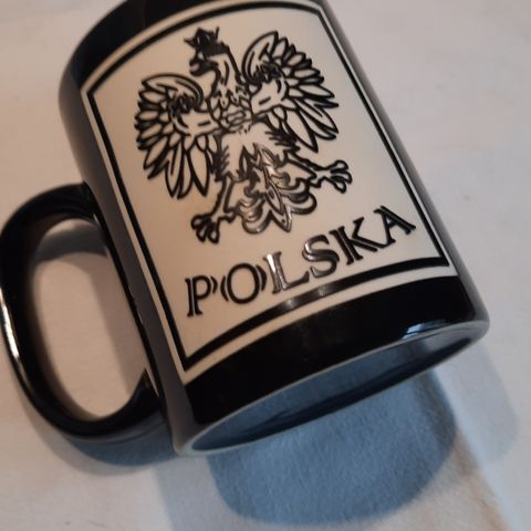 Krus med god hank, kaffekopp, tekopp fra Polen