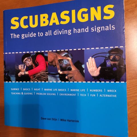 ScubaSigns, diving