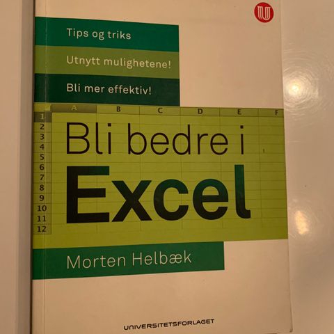 Bli bedre i excel pensumbok