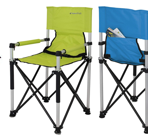 Campingstoler til barn * 3 stk * sammenleggbar * blå * rosa * grønn