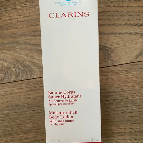 Clarins body lotion