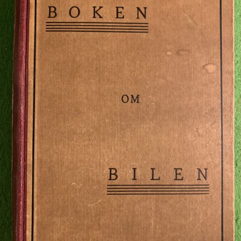 Axel Rønning - Boken om bilen (1944)