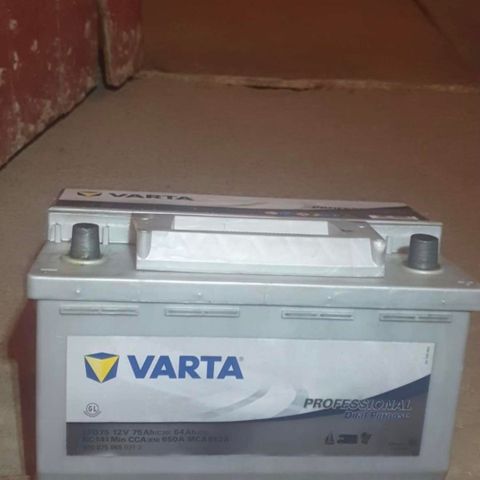 VARTA Batteri 75 Amp  Båt/Marine  & Caravan & Fritidsbatteri