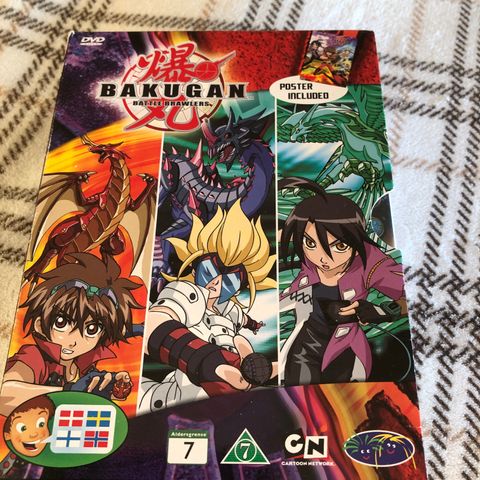 Bakugan dvd filmer 3 stk