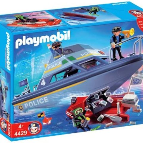 Playmobil city action politibåt