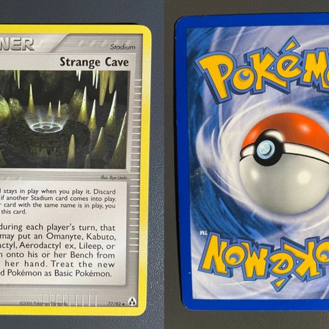 Strange Cave pokemonkort fra Ex Legend Maker #77/92 uncommon