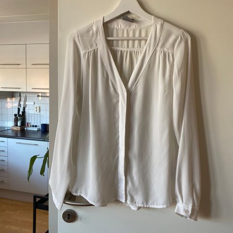 Hvit bluse fra Vero Moda