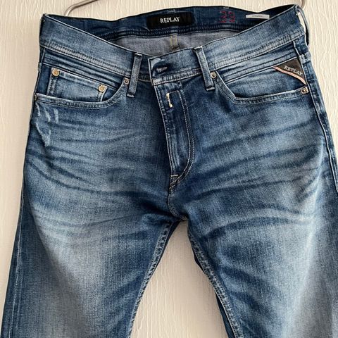 REPLAY JEANS /herrebukse str . 33/ lengde 34 / til salg 450kr