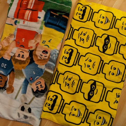 2 Stk Lego Håndkle (Ubrukt)