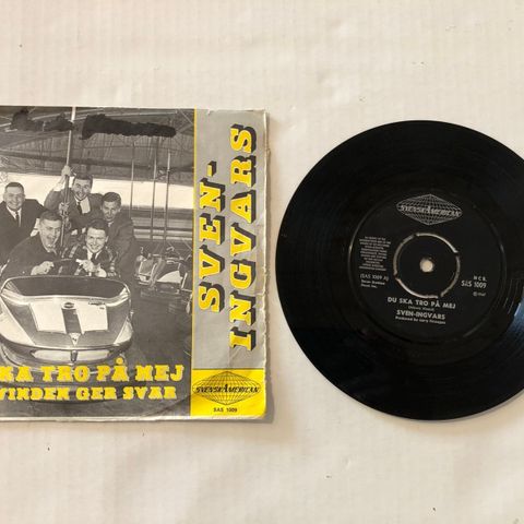 SVEN-INGVARS / DU SKA TRO PÅ MEJ - 7" VINYL SINGLE