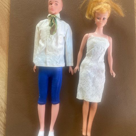 Vintage "Barbie & Ken" fra -60 tallet