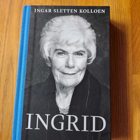 Ingrid, flott bok om Ingrid Espelid, ny 449 kr, selges for 100 kr