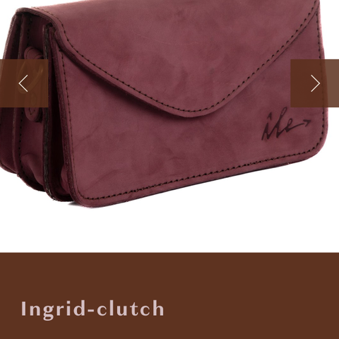 Veske Ile av Eli - Ingrid clutch