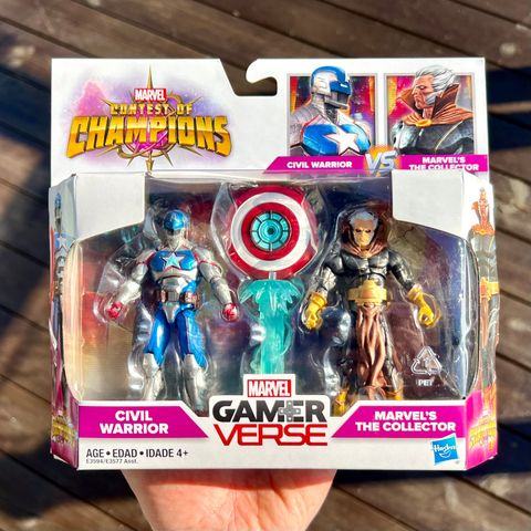 Civil Warrior Vs. The Collector (2-Pack) (4-Inch Scale) Marvel Gamerverse