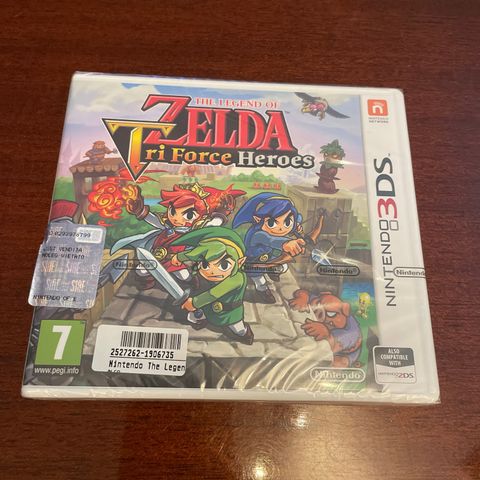 The Legend of Zelda Tri Force Heroes 3DS forseglet