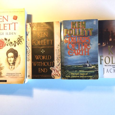 Div. Bøker av Ken Follett på Engelsk (Pocket)