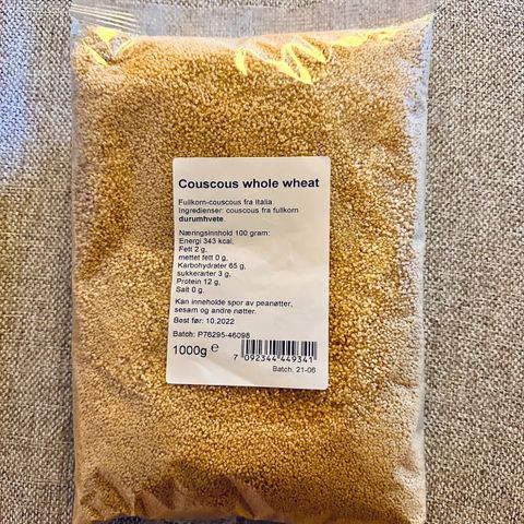 1 kg couscous fullkorn