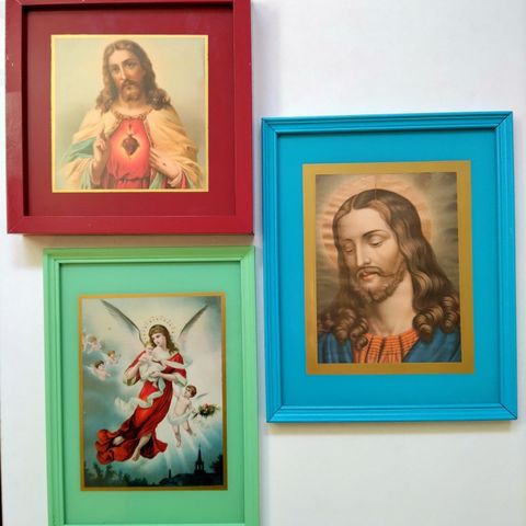 JESUS CHRIST kunstnerisk innrammet bildesamling