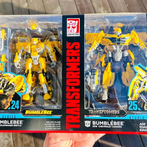 Transformers Bumblebee 2-Pack Studio Series #24 and #25 Deluxe Class