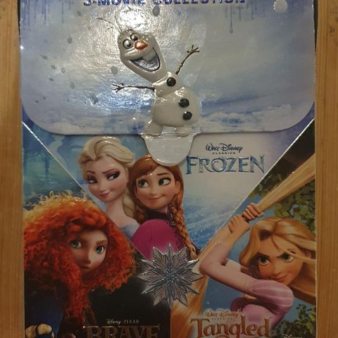 3 MOVIE COLLECTION Frozen Brave Tangled