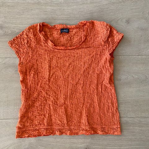 Milieu oransje topp XL