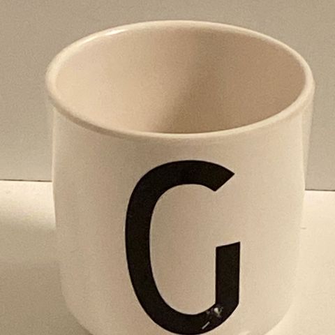 Bokstav Kopp fra Design Letters "G"