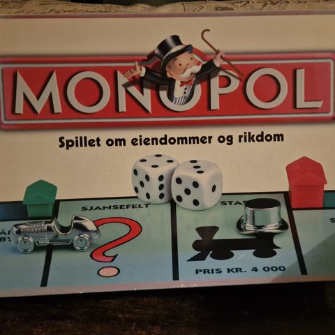 MONOPOL- spillet om eiendommer og rikdom.