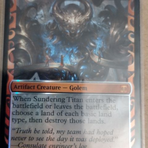 Magic the Gathering - Sundering Titan ( Kaladesh Inventions )