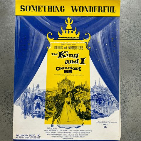 Notehefte - Something Wonderful fra The King and I - Hammerstein 2nd & Rodgers